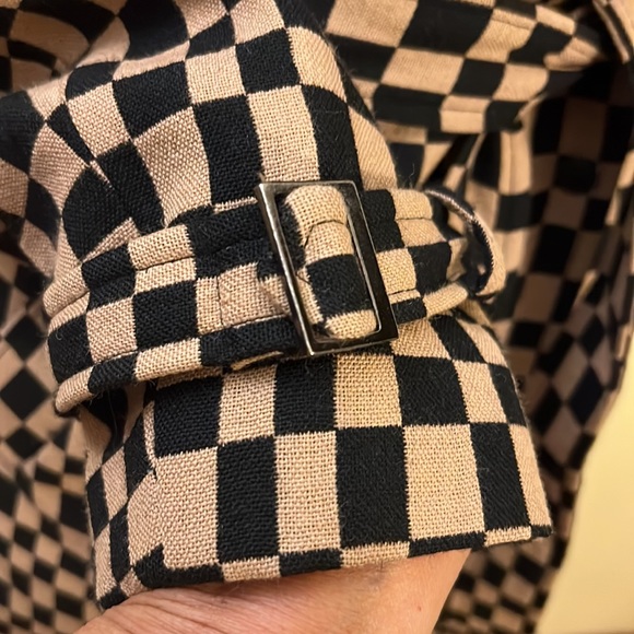 Bebe Wool Belted Trench Coat with Lining. - Picture 5 of 16